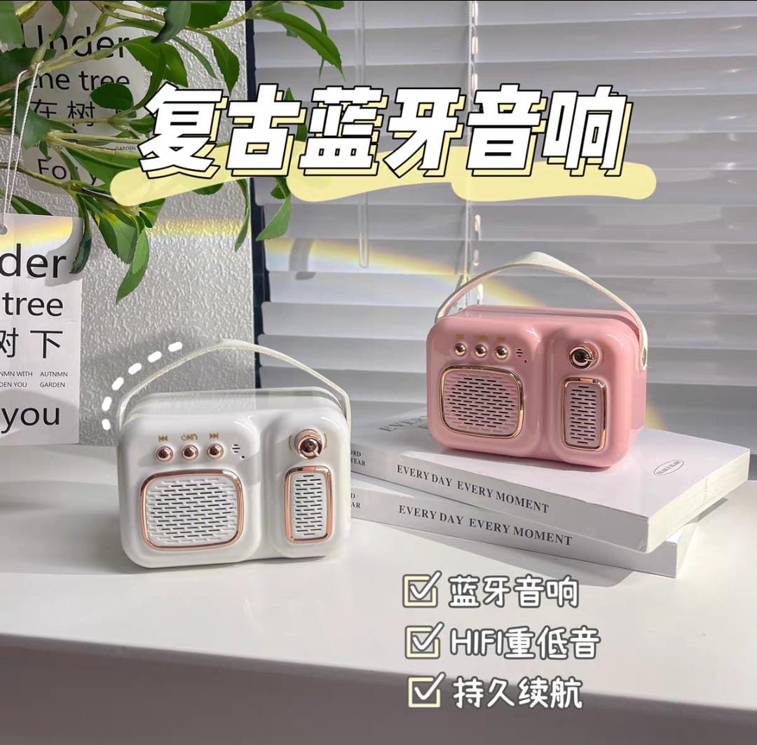 Retro Radio Shaped Speaker