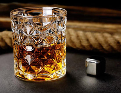 Premium Pack of 6 Whisky Glasses- Without Wooden Tray