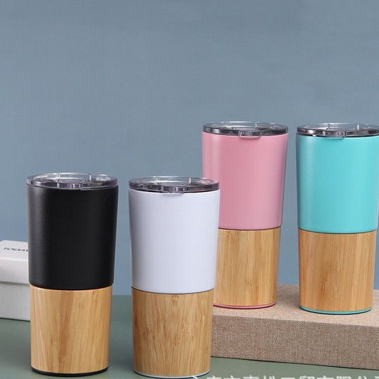 EcoTherm Stainless Steel Bamboo Sipper with Lid