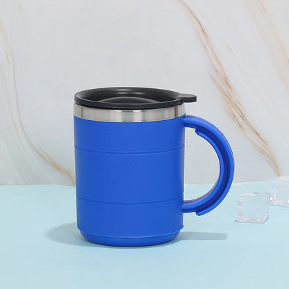 TravelMugX" - Portable Thermos Coffee Cup with Lid