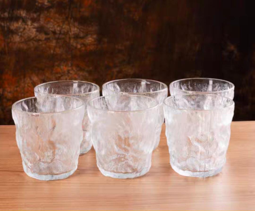 "Misty Set" - Set of 6 Fog Juice Glasses