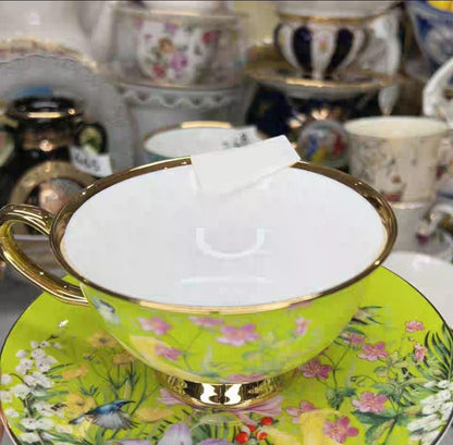 Premium Range Floral Pattern Ceramic Tea Cup And Saucer