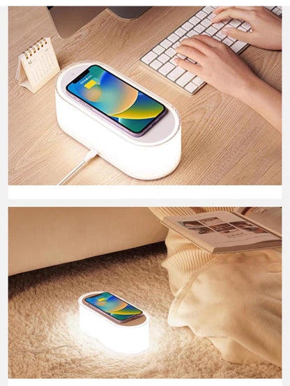 Phone Wireless Charger with Lamp