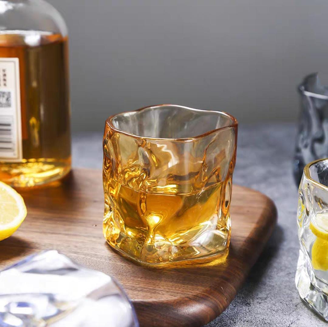 Twisted Edo Whiskey Glasses