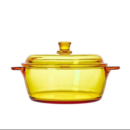 GlassyPot - Heat Resistant Glass Saucepan for Funky Kitchens