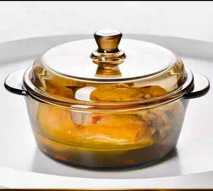 GlassyPot - Heat Resistant Glass Saucepan for Funky Kitchens