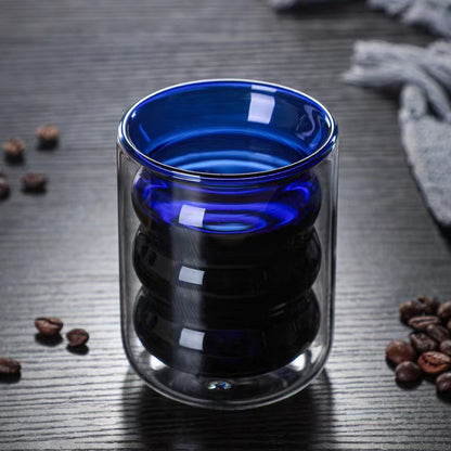 Twice as Nice - Double Layered Glass Cup - Sold Individually