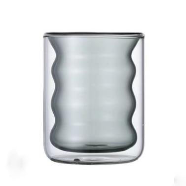 Twice as Nice - Double Layered Glass Cup - Sold Individually