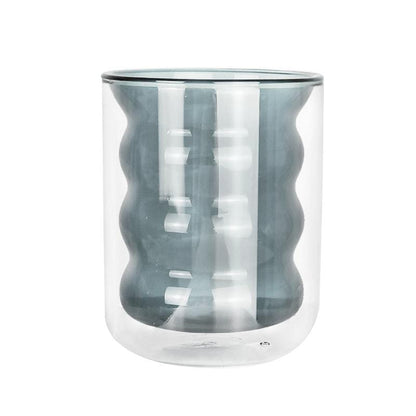 Twice as Nice - Double Layered Glass Cup - Sold Individually