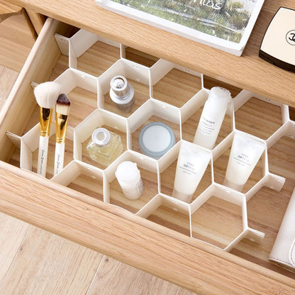 Honeycomb Shape Drawer Organizer - 8 Pcs