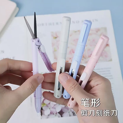 Folding Scissor With Pen