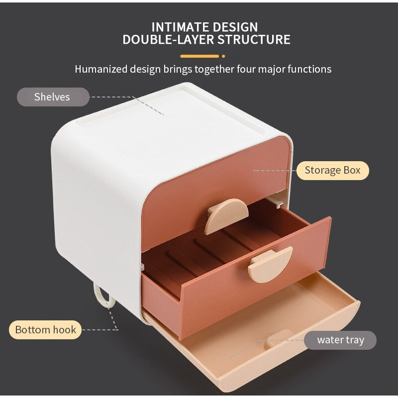 Bathroom Soap Box With Hooks