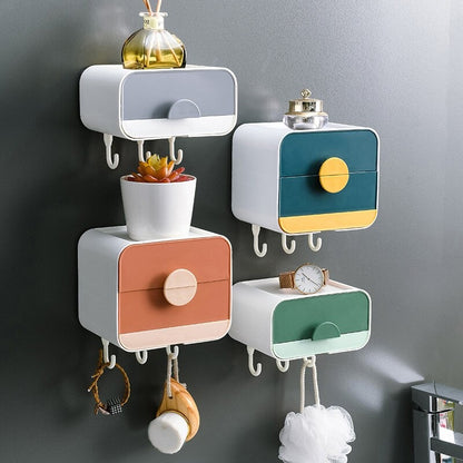 Bathroom Soap Box With Hooks