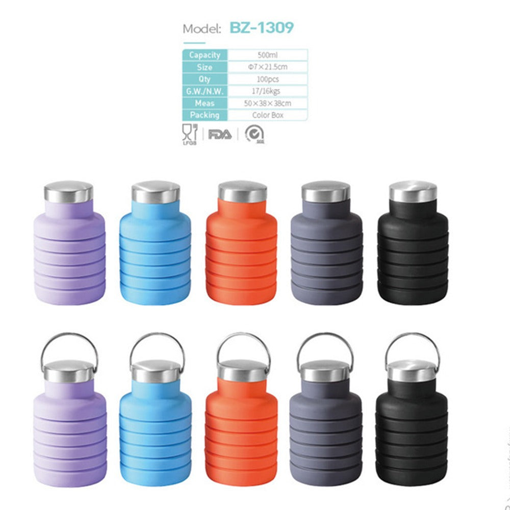 500ml Collapsible Water Bottle