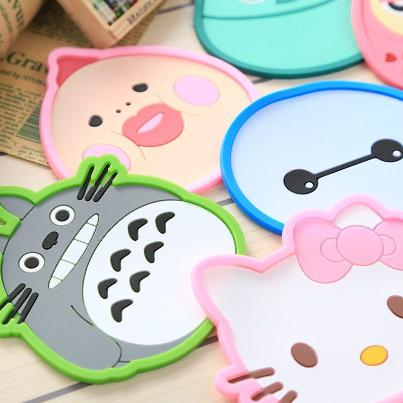 Funky Silicone Coasters - Set of 8