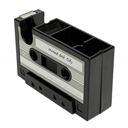 Cassette Tape Dispenser Pen Holder