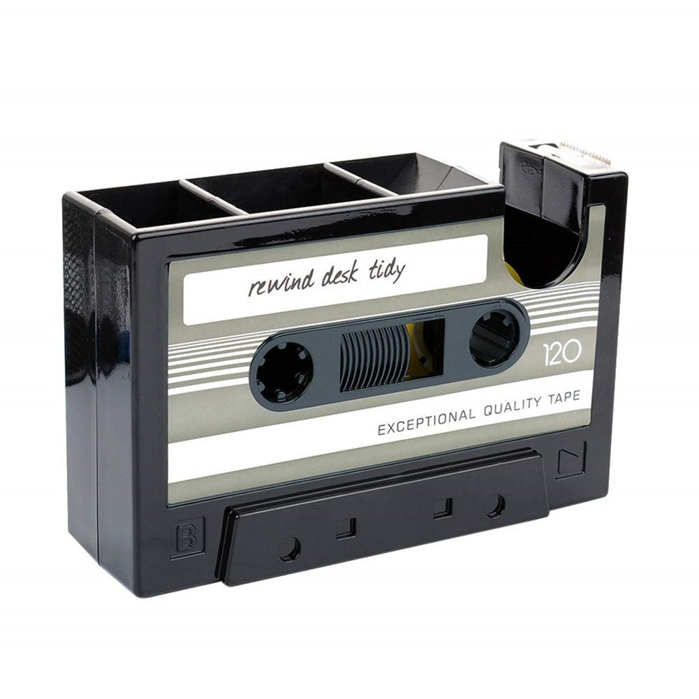 Cassette Tape Dispenser Pen Holder