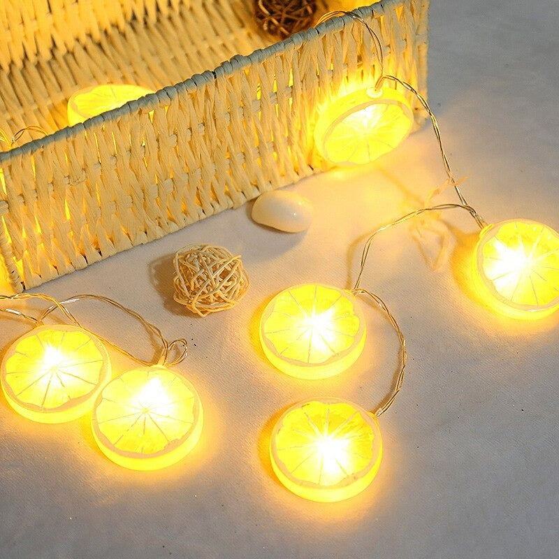 Lemon LED Fairy Light Outdoor Hanging Lamp String Lights