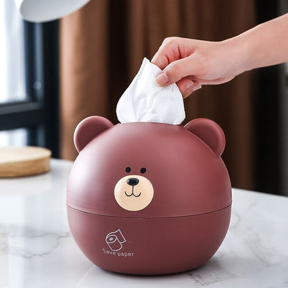 Cute Bear Tissue Box