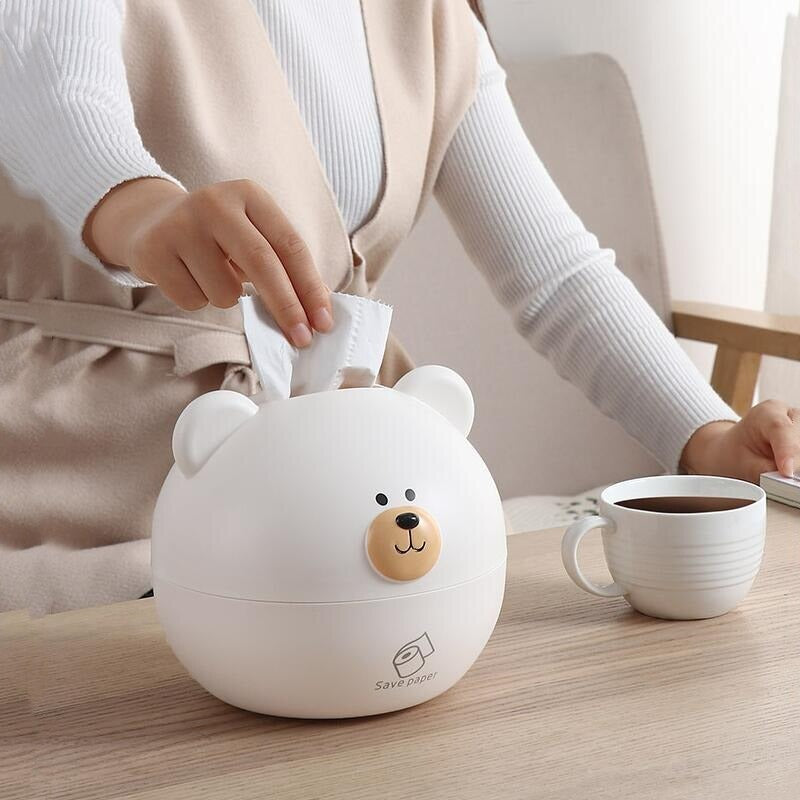 Cute Bear Tissue Box