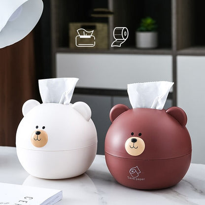 Cute Bear Tissue Box