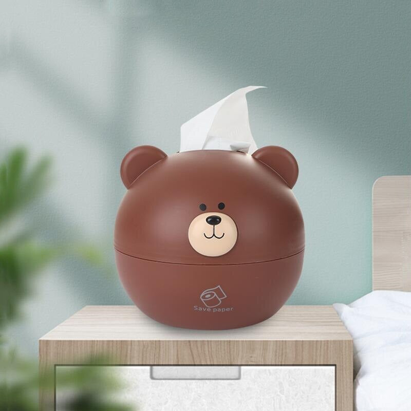 Cute Bear Tissue Box