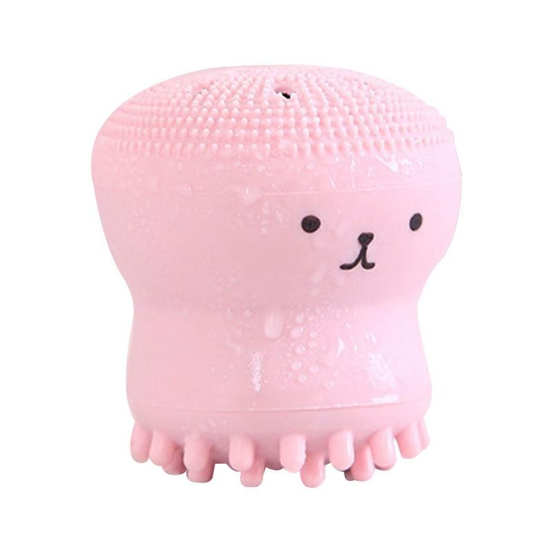 Octopus-Shaped Manual Facial Cleansing Brush - Sold Individually