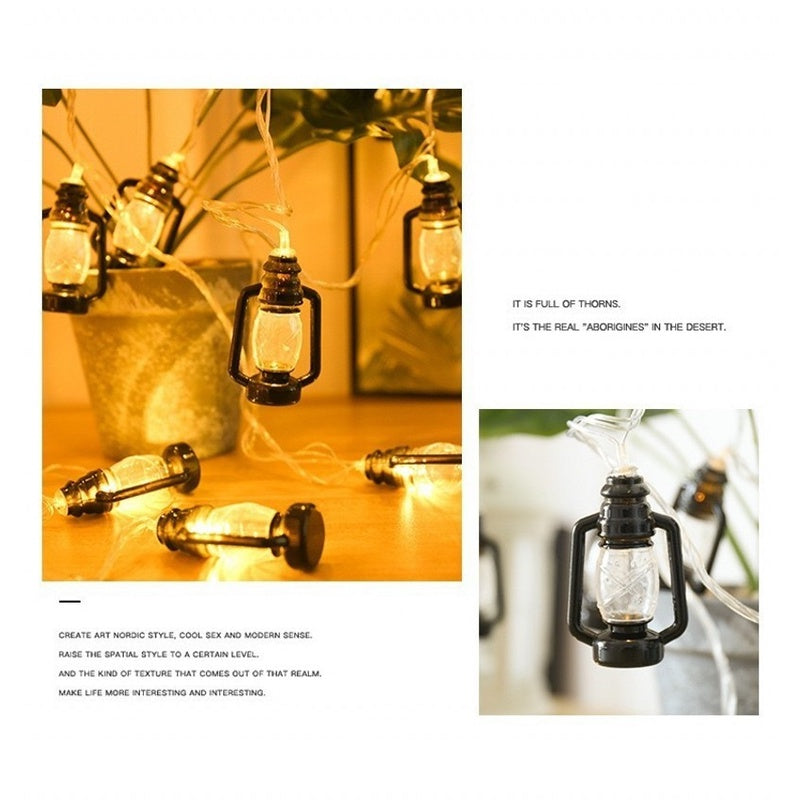 Retro Kerosene Bottle Fairy String Light