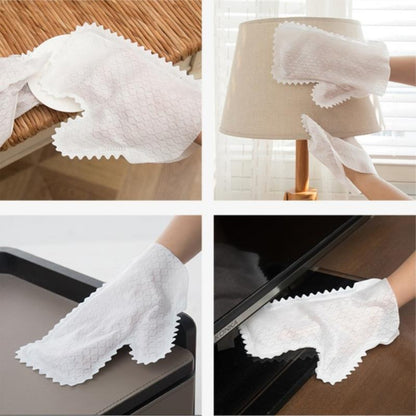 Dust Cleaning Gloves 10Pcs Fish Scale Cleaning Duster Gloves