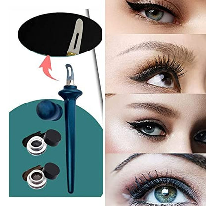 Waterproof Ergonomics Handle Eyebrow Professional Eye Line Brushes 