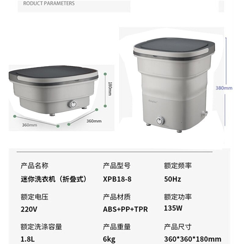 Collapsible Washing Machine