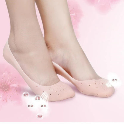 Footful Full Length Silicone Gel Moisturizing Sock Foot Care Protector