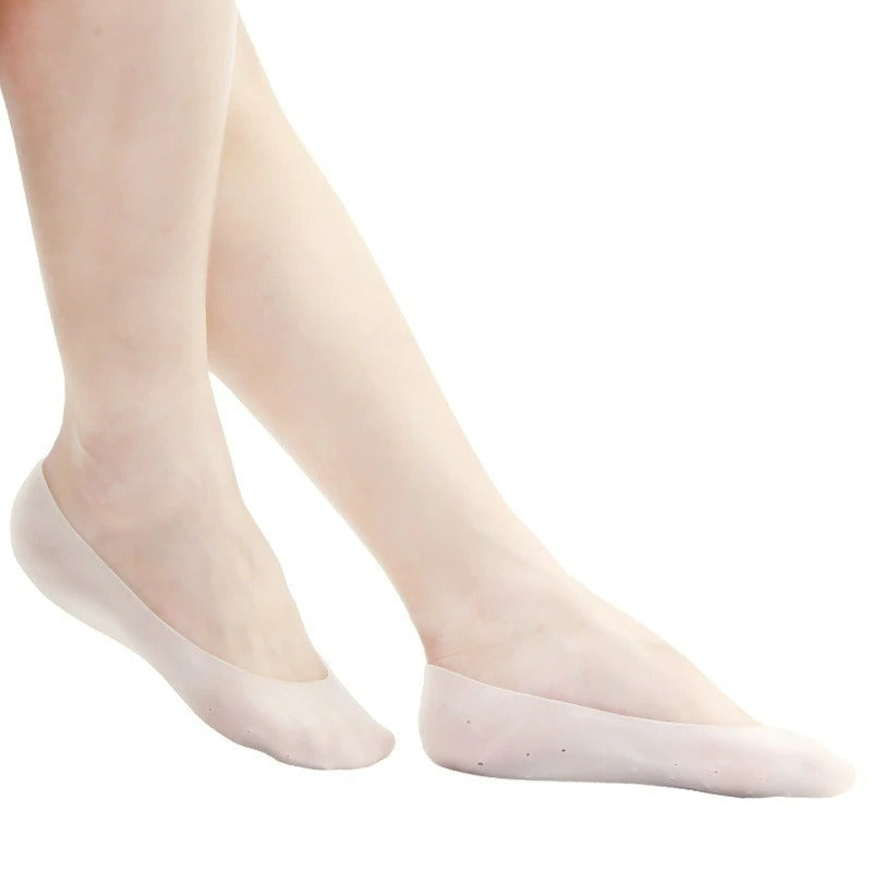 Footful Full Length Silicone Gel Moisturizing Sock Foot Care Protector