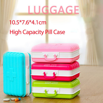 High Capacity Pill Case For Travel