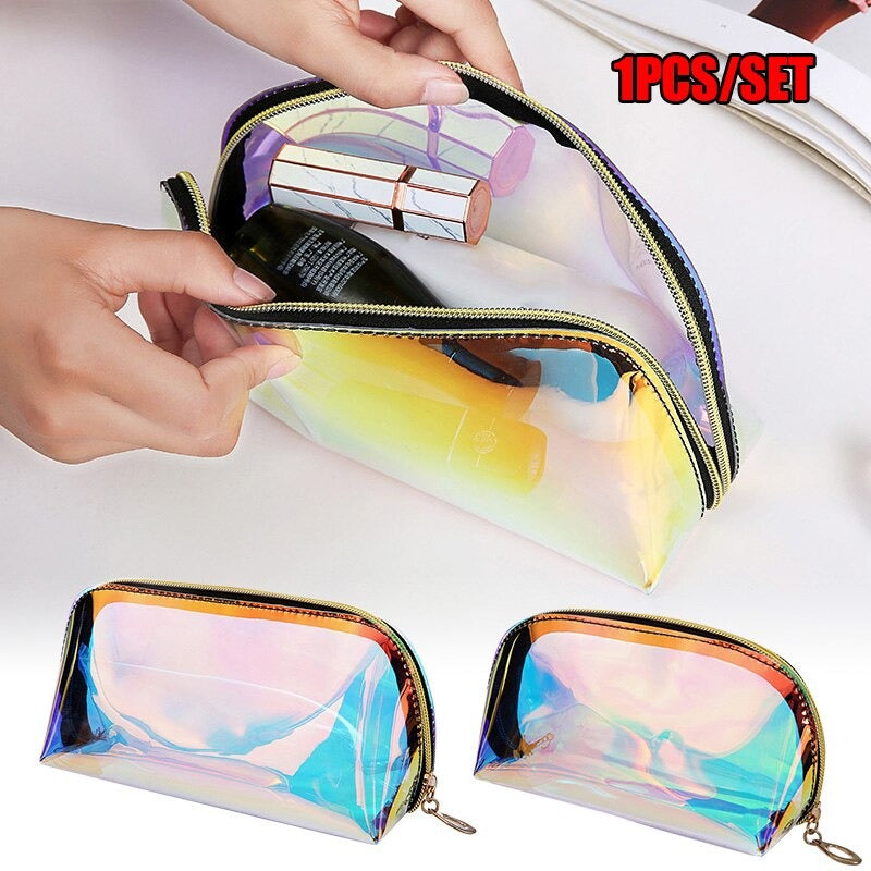 Holographic Makeup Bag