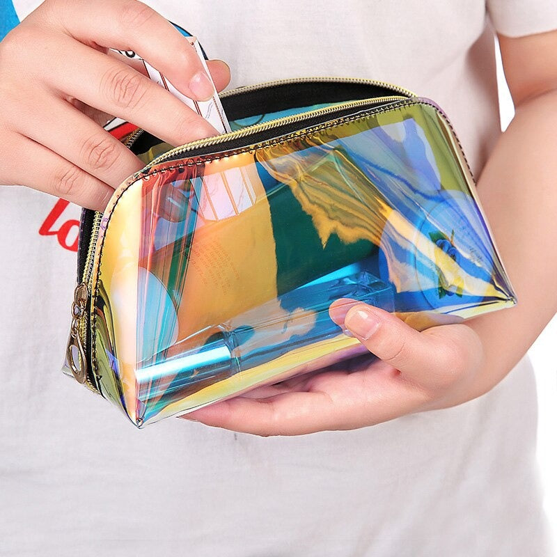 Holographic Makeup Bag