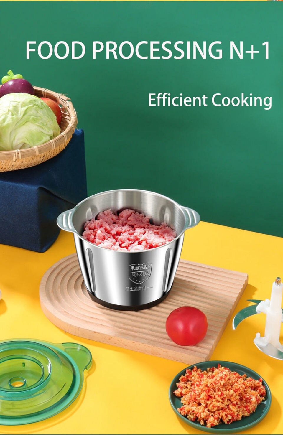 Electric Chopper Meat Grinder