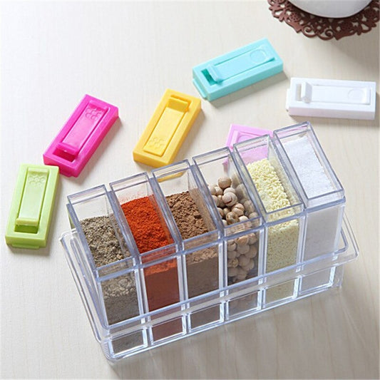 Transparent Plastic Seasoning Box