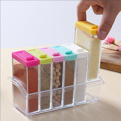 Transparent Plastic Seasoning Box