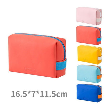 PU Leather Cosmetic Organizer Bag Makeup Pouch for Women