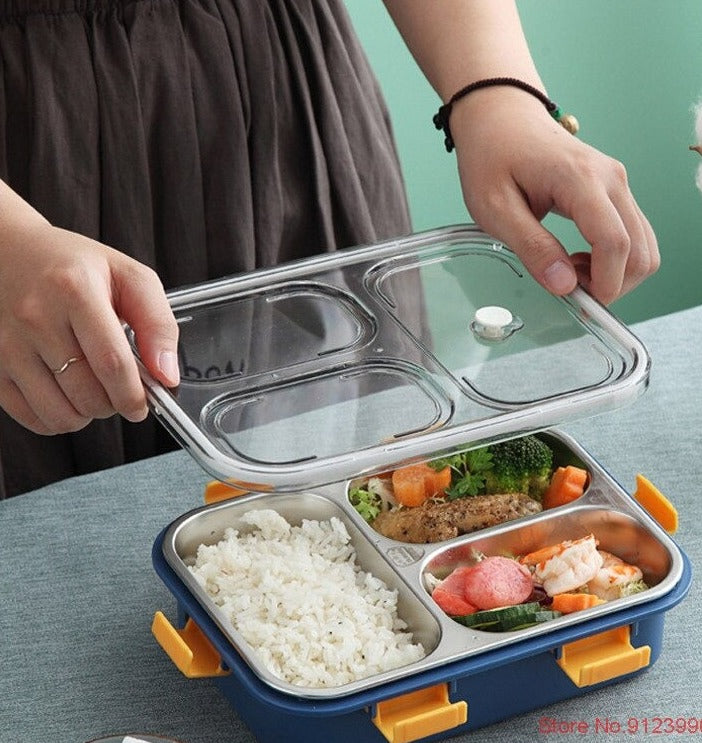 Style Lunch Box Containers With 3 Compartments