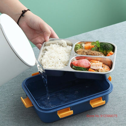 Style Lunch Box Containers With 3 Compartments