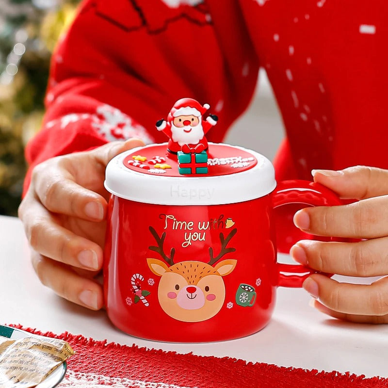 Ceramic Christmas Mugs - No Color Choice