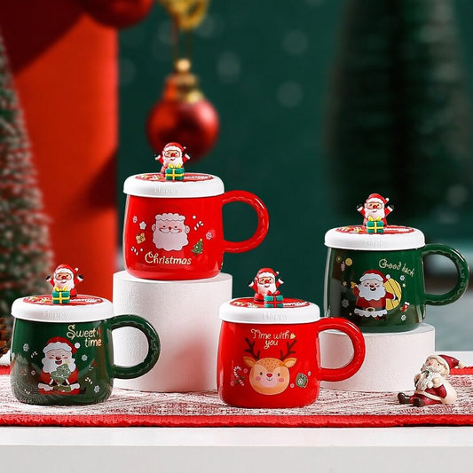 Ceramic Christmas Mugs - No Color Choice