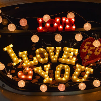 Marquee Letter Lights - Alphabet 8.5" / 22cm Height