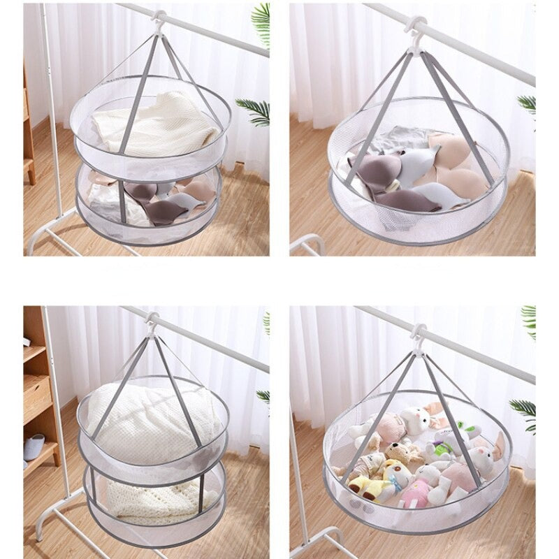 Double Layer Clothes Basket