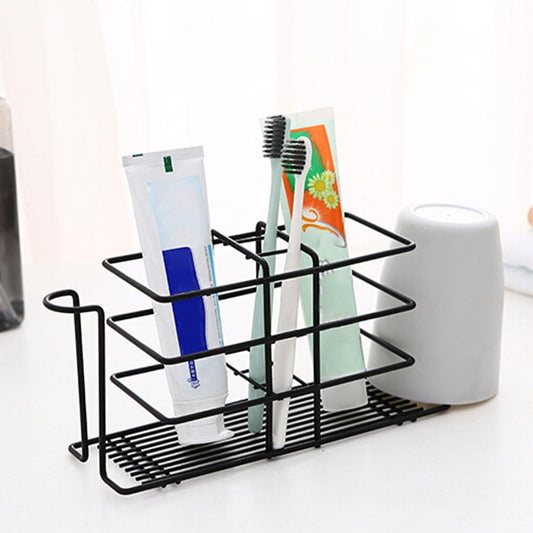 Metal Toothbrush Toothpaste Holder