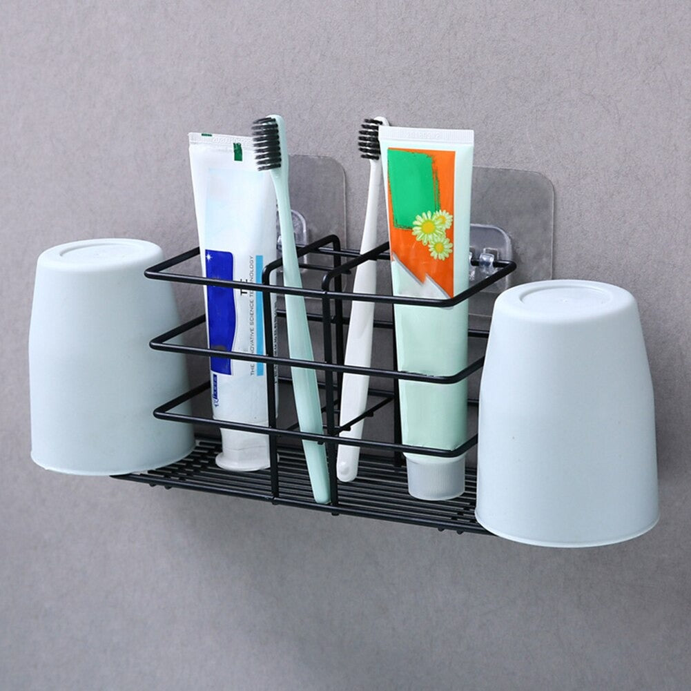 Metal Toothbrush Toothpaste Holder