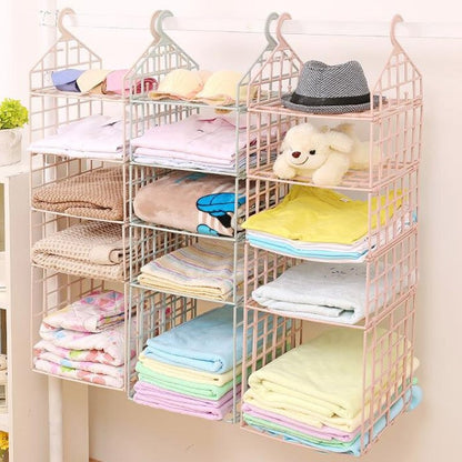 Layered Wardrobe Storage Rack