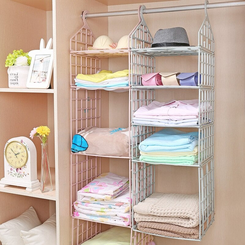 Layered Wardrobe Storage Rack